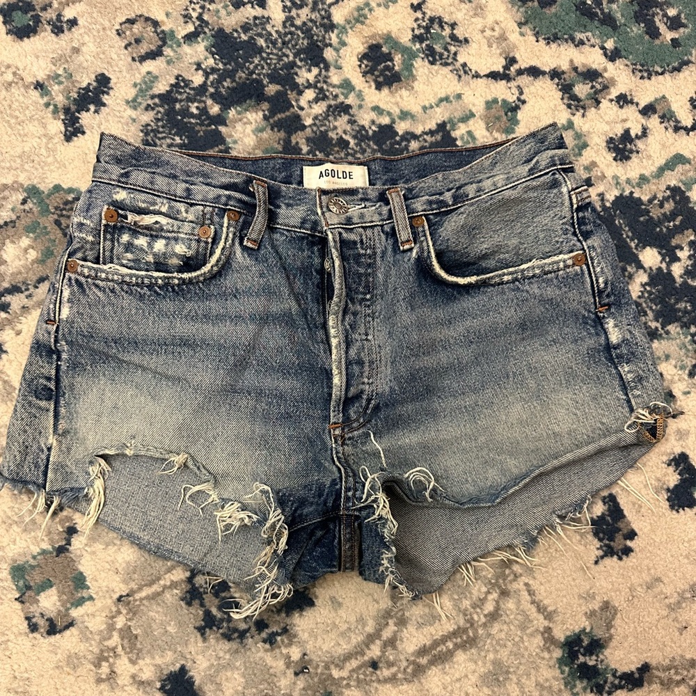 Agolde denim shorts!
